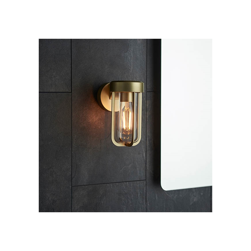 Endon 92855 - Bathroom wall light 1xE27/6W/230V IP44 Brass