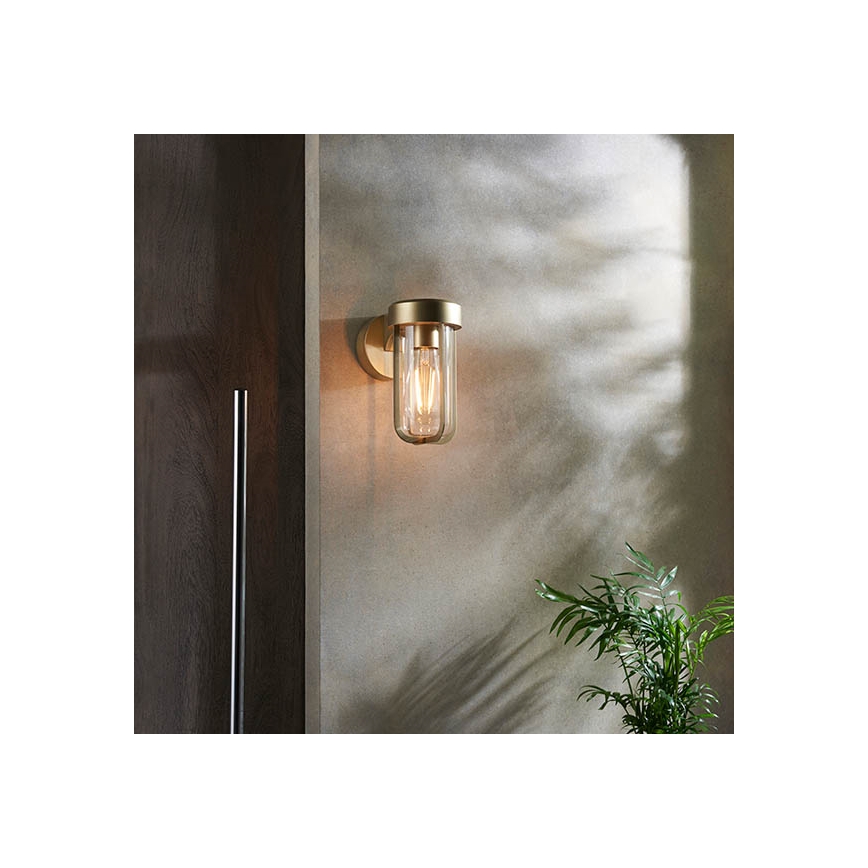 Endon 92855 - Bathroom wall light 1xE27/6W/230V IP44 Brass