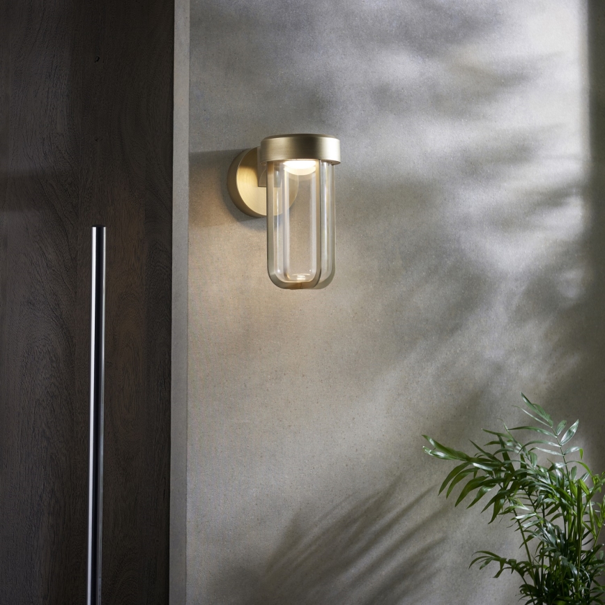 Endon 92856 - LED Bathroom Wall Light LED/8W/230V IP44 2700K Brass