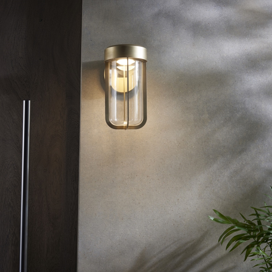 Endon 92856 - LED Bathroom Wall Light LED/8W/230V IP44 2700K Brass