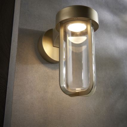 Endon 92856 - LED Bathroom Wall Light LED/8W/230V IP44 2700K Brass