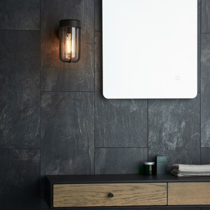 Endon 92859 - Bathroom wall light 1xE27/6W/230V IP44 black