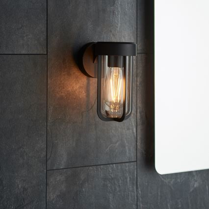 Endon 92859 - Bathroom wall light 1xE27/6W/230V IP44 black