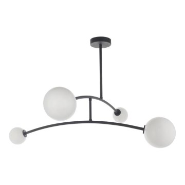 Endon 92940 - BALANCE Rod-Mounted Chandelier 4xG9/3W/230V, Black/White