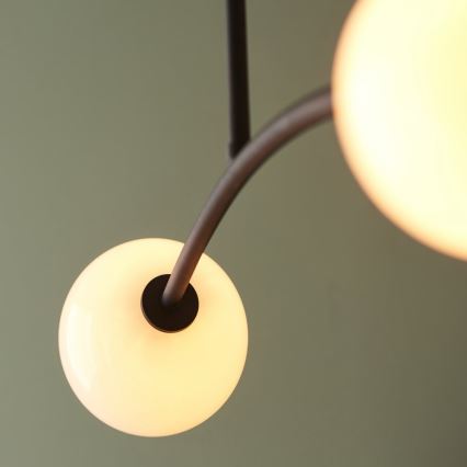 Endon 92940 - BALANCE Rod-Mounted Chandelier 4xG9/3W/230V, Black/White