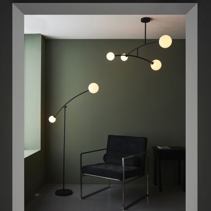 Endon 92940 - BALANCE Rod Pendant 4xG9/3W/230V Black