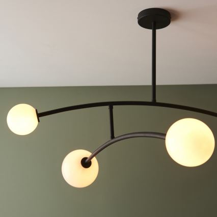 Endon 92940 - BALANCE Rod Pendant 4xG9/3W/230V Black