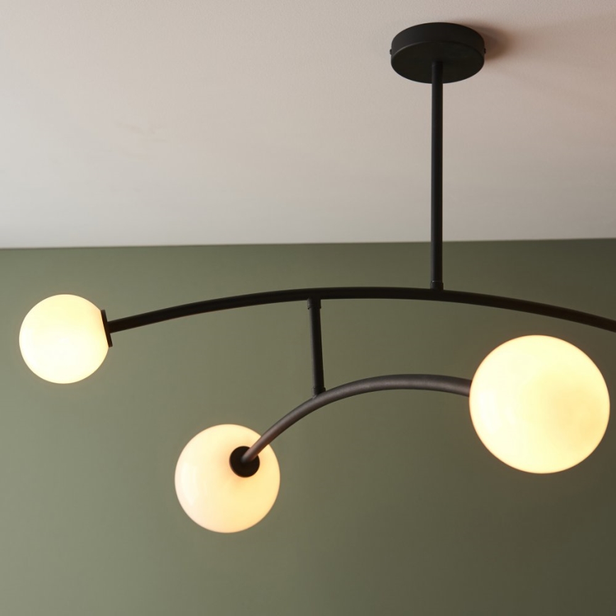 Endon 92940 - BALANCE Rod Pendant 4xG9/3W/230V Black