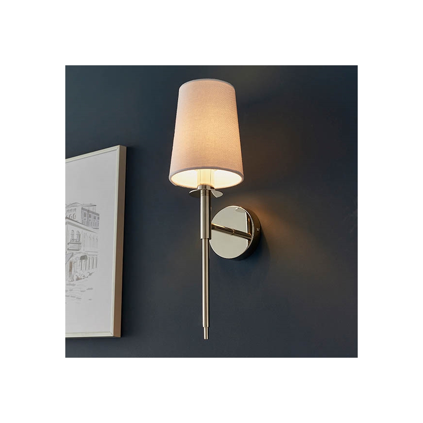 Endon 92949 - Wall lamp 1xE14/6W/230V white/polished chrome