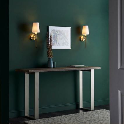 Endon 92955 - Wall Light 1xE14/6W/230V White/Gold