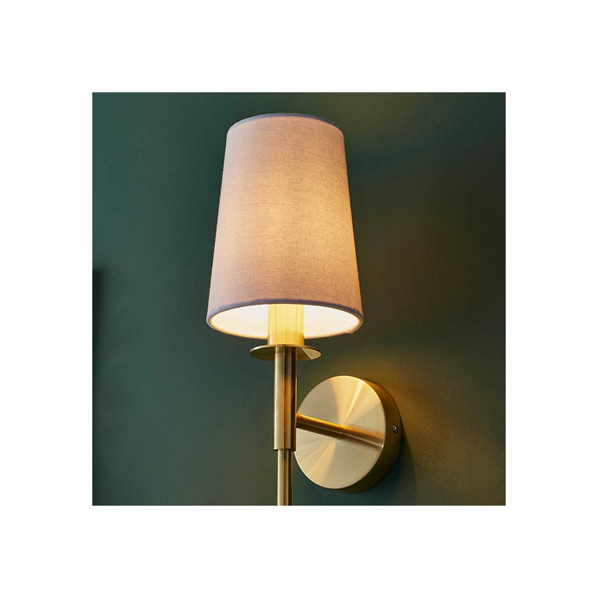 Endon 92955 - Wall Light 1xE14/6W/230V White/Gold