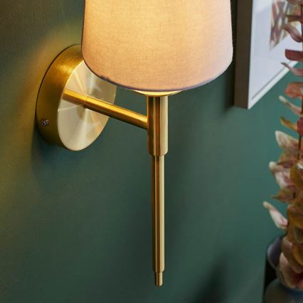 Endon 92955 - Wall Light 1xE14/6W/230V White/Gold