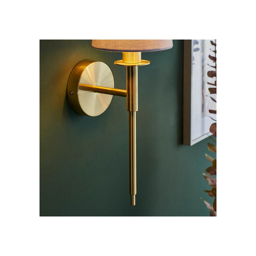 Endon 92955 - Wall Light 1xE14/6W/230V White/Gold