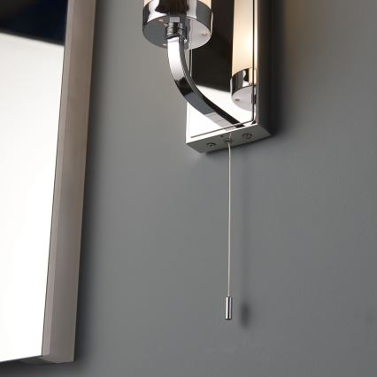 Endon 92960 - EDREA Bathroom Wall Light 1x G9/3W/230V IP44 Polished Chrome