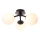 Endon 93489 - FRIO Bathroom surface-mounted ceiling light 3xG9/3W/230V IP44 Black