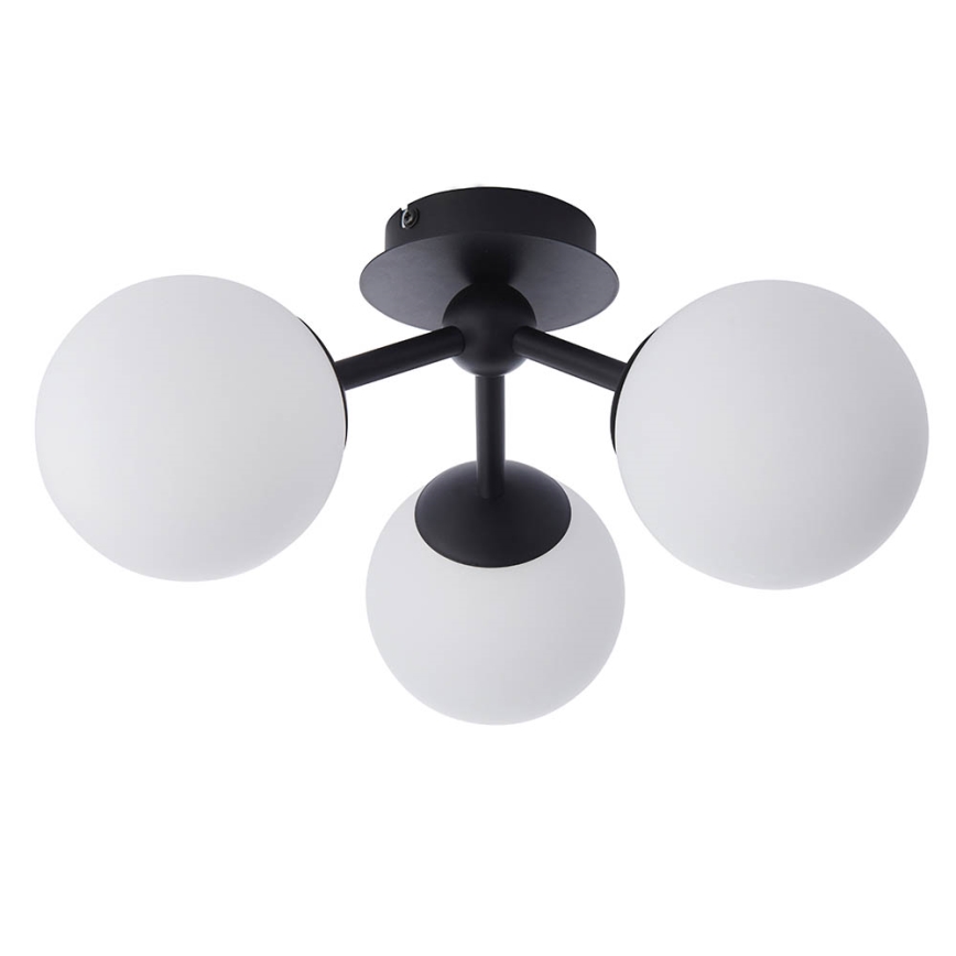 Endon 93489 - FRIO Bathroom surface-mounted ceiling light 3xG9/3W/230V IP44 Black