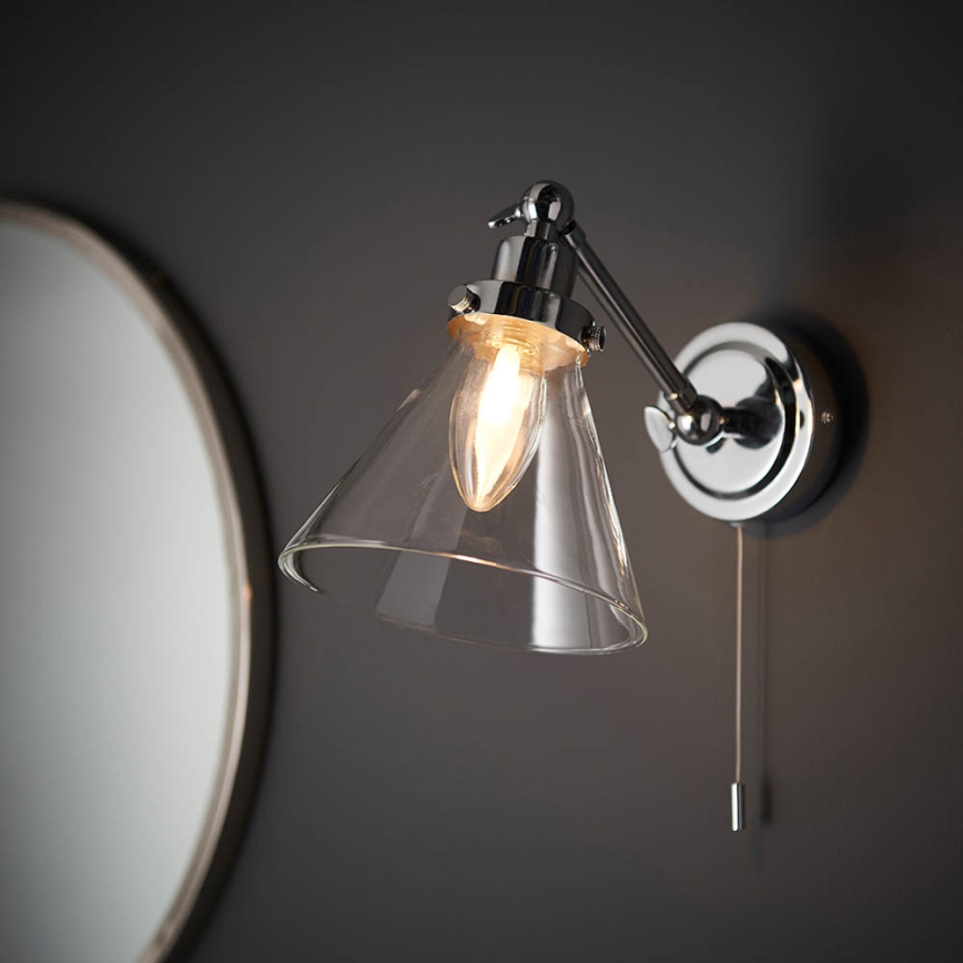 Endon 93853 - Bathroom wall spotlight FARADAY 1xG9/3W/230V IP44 shiny chrome