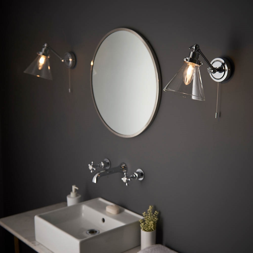 Endon 93853 - Bathroom wall spotlight FARADAY 1xG9/3W/230V IP44 shiny chrome