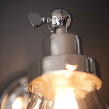 Endon 93853 - Bathroom wall spotlight FARADAY 1xG9/3W/230V IP44 shiny chrome