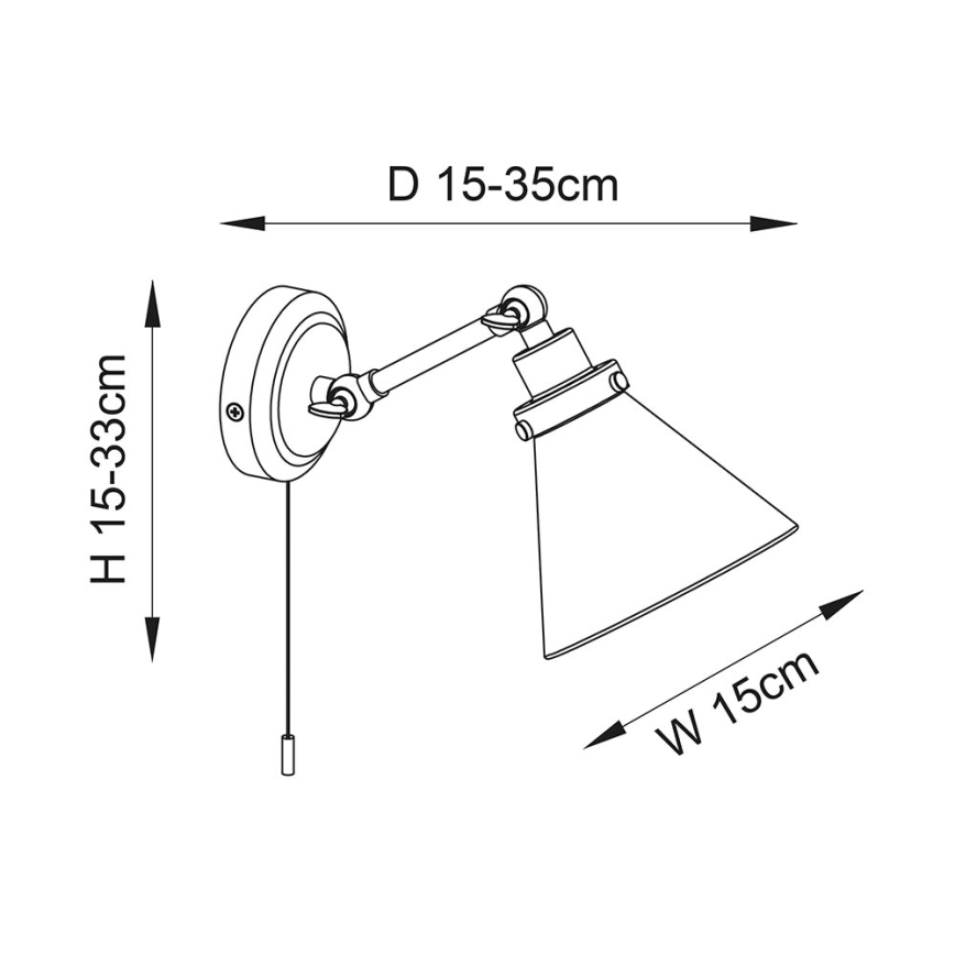 Endon 93853 - Bathroom wall spotlight FARADAY 1xG9/3W/230V IP44 shiny chrome