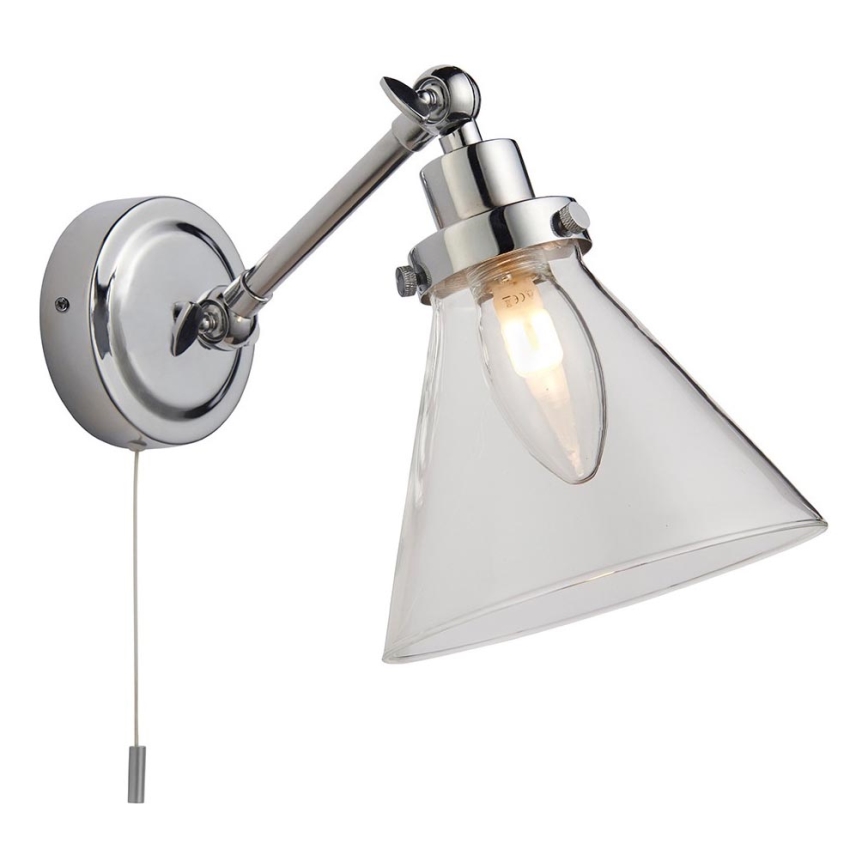 Endon 93853 - Bathroom wall spotlight FARADAY 1xG9/3W/230V IP44 shiny chrome