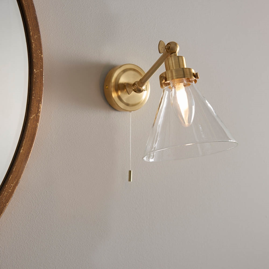 Endon 93854 - Bathroom wall spotlight FARADAY 1xG9/3W/230V IP44 gold