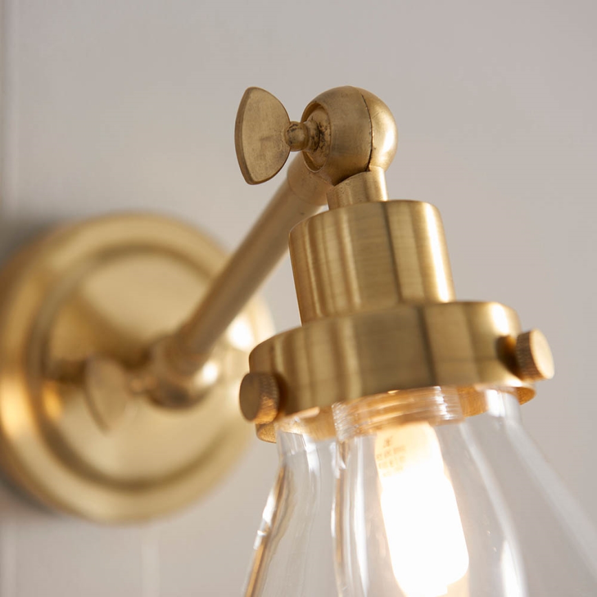 Endon 93854 - Bathroom wall spotlight FARADAY 1xG9/3W/230V IP44 gold