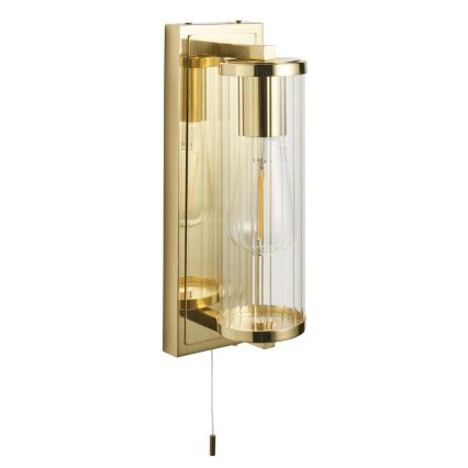 Endon 94075 - Bathroom wall light TAYLOR 1xE27/10W/230V IP44 gold