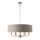 Endon 94373 - Chandelier on a chain HIGHCLERE 6xE14/40W/230V grey/shiny chrome