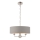 Endon 94377 - Chandelier on a chain HIGHCLERE 3xE14/40W/230V grey/shiny chrome d. 45 cm