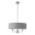 Endon 94394 - Chandelier on a chain HIGHCLERE 3xE14/40W/230V dark grey/shiny chrome