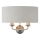 Endon 94403 - Wall light HIGHCLERE 2xE14/40W/230V grey/matte chrome