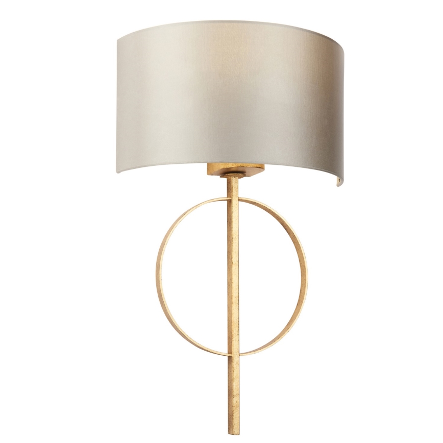 Endon 95210 - Wall light 1xE27/10W/230V grey/brass
