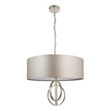 Endon 95215 - Chain-hung chandelier 5xE27/10W/230V Ø 70 cm grey