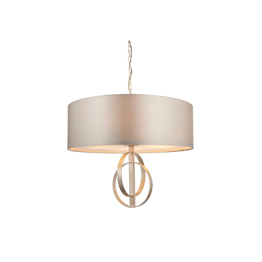 Endon 95215 - Chain-hung chandelier 5xE27/10W/230V Ø 70 cm grey