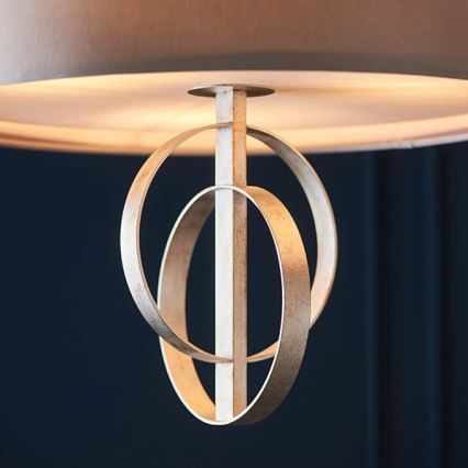 Endon 95215 - Chain-hung chandelier 5xE27/10W/230V Ø 70 cm grey