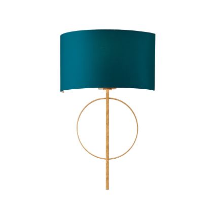 Endon 95218 - Wall lamp 1xE27/10W/230V blue/brass