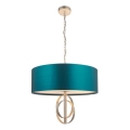 Endon 95223 - Chain-suspended chandelier 5xE27/10W/230V dia. 70 cm blue/grey
