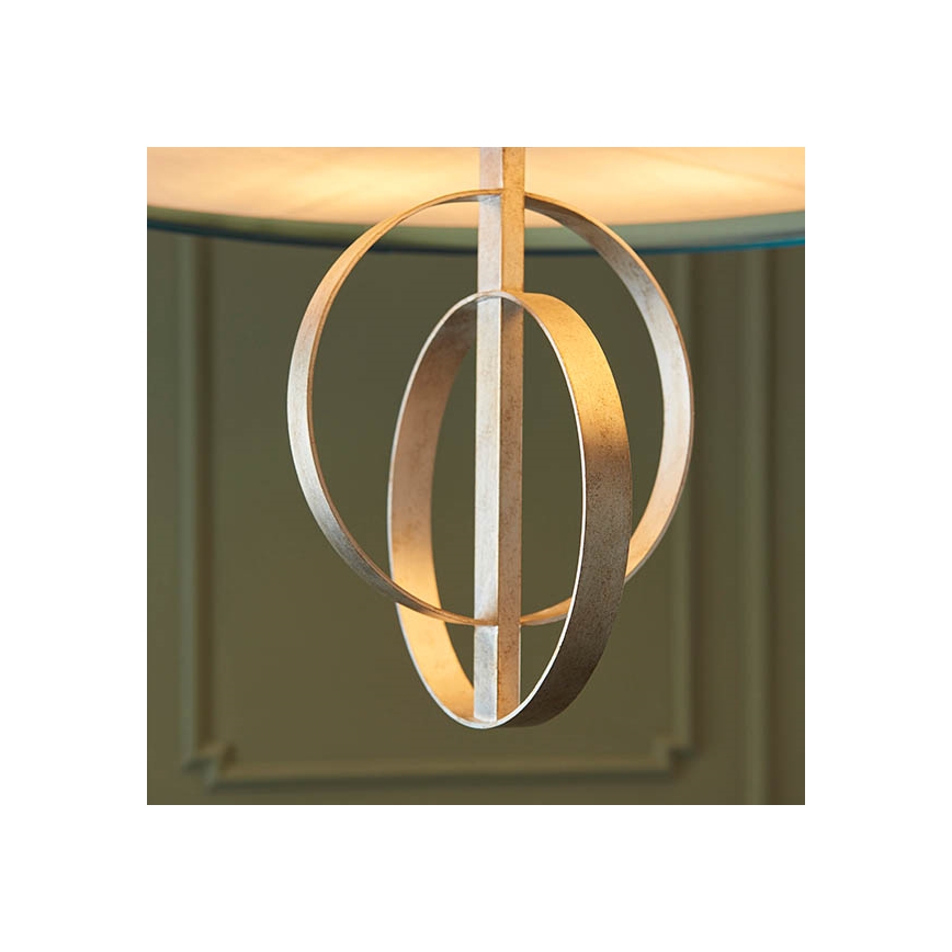 Endon 95223 - Chain-suspended chandelier 5xE27/10W/230V dia. 70 cm blue/grey