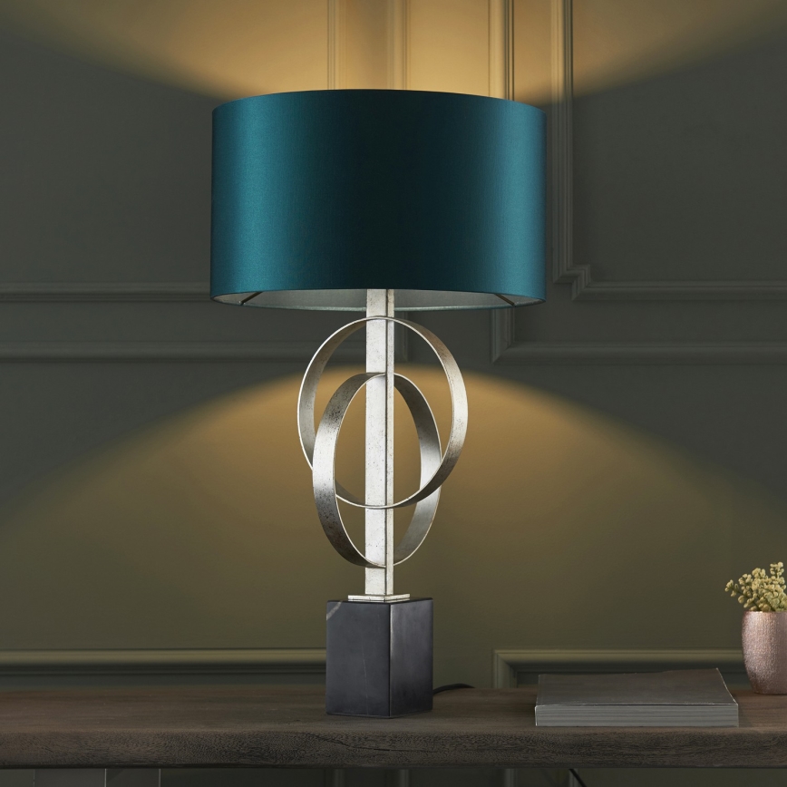 Endon 95225 - Table lamp 1xE27/10W/230V blue/grey/black