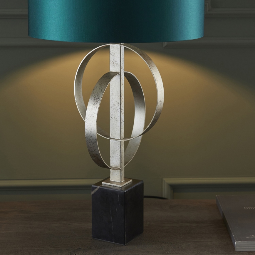 Endon 95225 - Table lamp 1xE27/10W/230V blue/grey/black