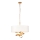 Endon 95268 - Chain-hung chandelier 3xE14/6W/230V Ø 60 cm white/brass