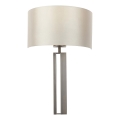 Endon 95449 - Wall lamp 1xE27/10W/230V beige/matte chrome
