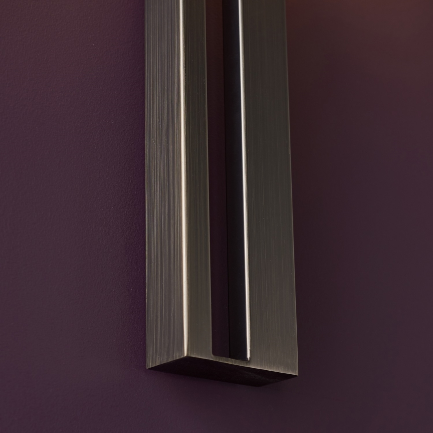 Endon 95449 - Wall lamp 1xE27/10W/230V beige/matte chrome