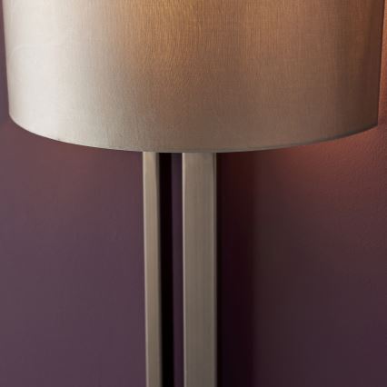 Endon 95449 - Wall lamp 1xE27/10W/230V beige/matte chrome