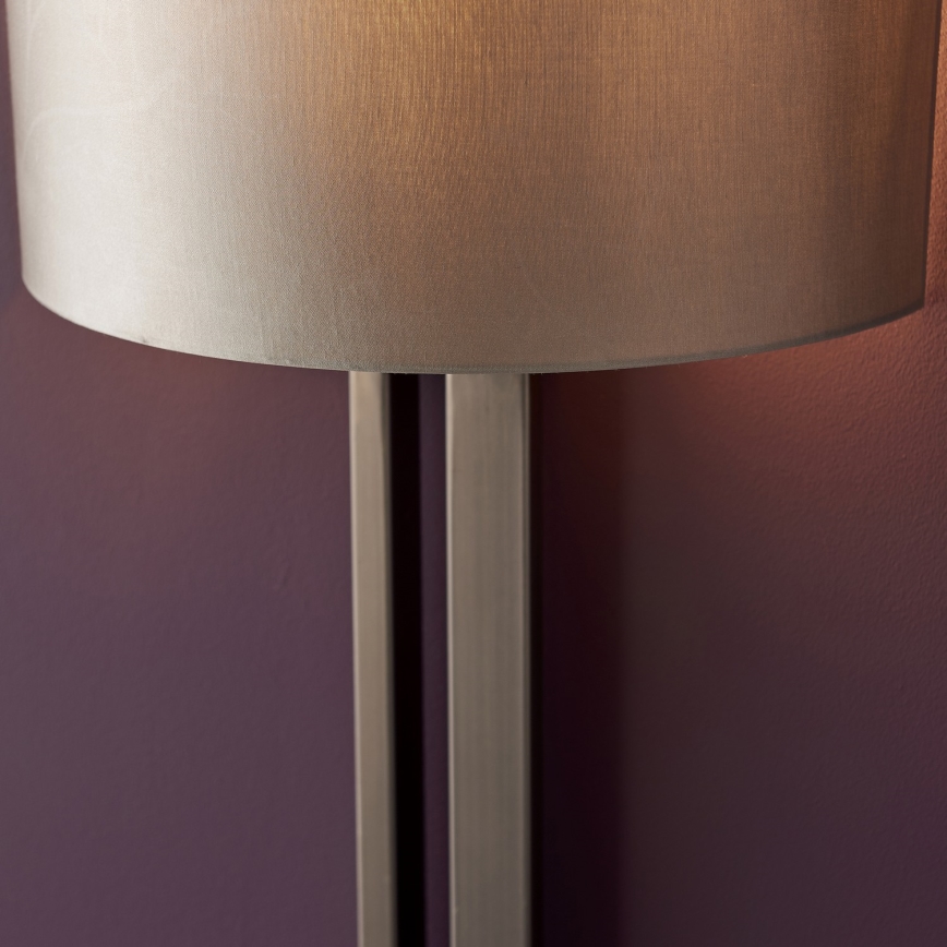 Endon 95449 - Wall lamp 1xE27/10W/230V beige/matte chrome