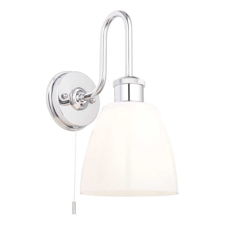 Endon 95506 - Bathroom wall light PIPER 1xE27/10W/230V IP44 polished chrome