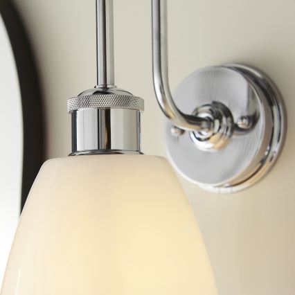Endon 95506 - Bathroom wall light PIPER 1xE27/10W/230V IP44 polished chrome