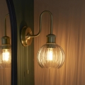 Endon 95507 - Bathroom wall light KENDALL 1xE27/10W/230V IP44 brass