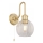 Endon 95507 - Bathroom wall light KENDALL 1xE27/10W/230V IP44 brass